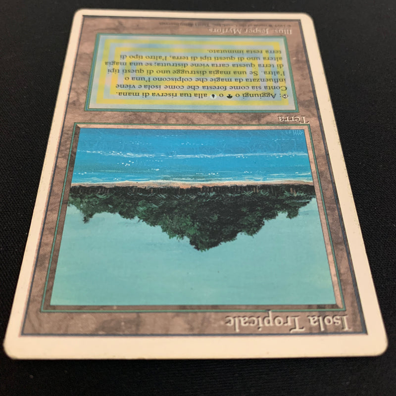 Magic the Gathering Tropical Island - Foreign White Bordered - Italian 