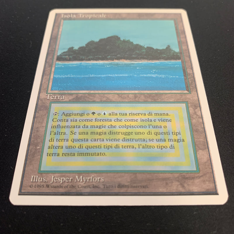 Magic the Gathering Tropical Island - Foreign White Bordered - Italian 