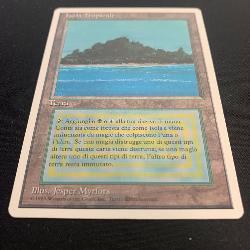 Magic the Gathering Tropical Island - Foreign White Bordered - Italian 