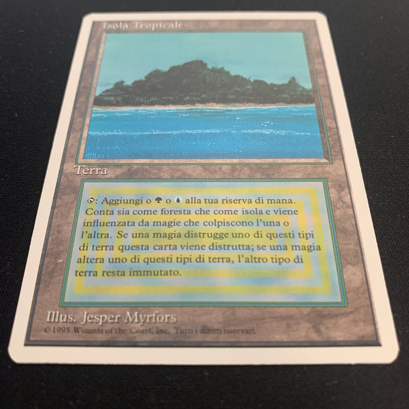 Magic the Gathering Tropical Island - Foreign White Bordered - Italian 