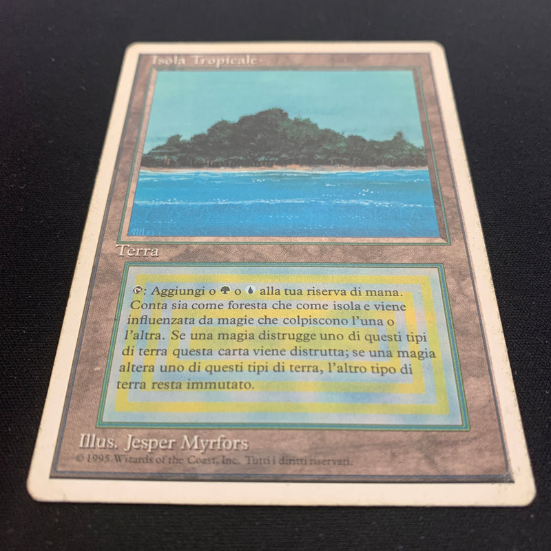 Magic the Gathering Tropical Island - Foreign White Bordered - Italian 