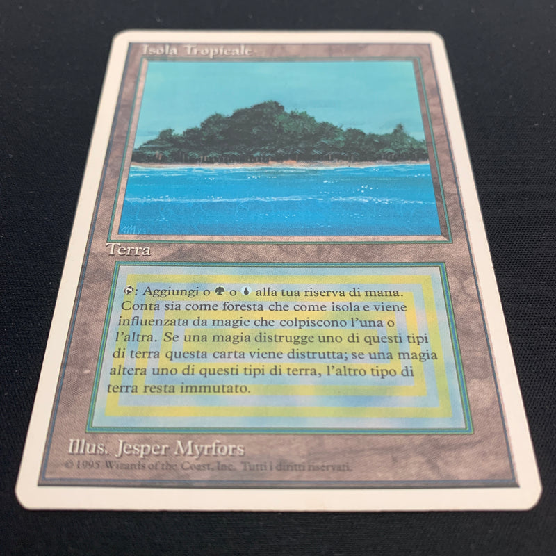 Magic the Gathering Tropical Island - Foreign White Bordered - Italian 