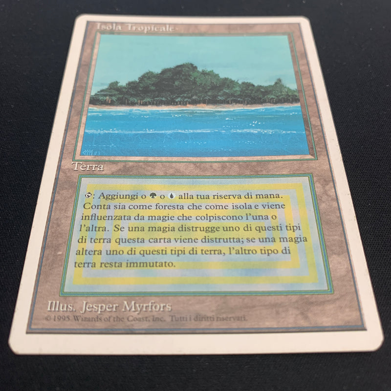 Magic the Gathering Tropical Island - Foreign White Bordered - Italian 