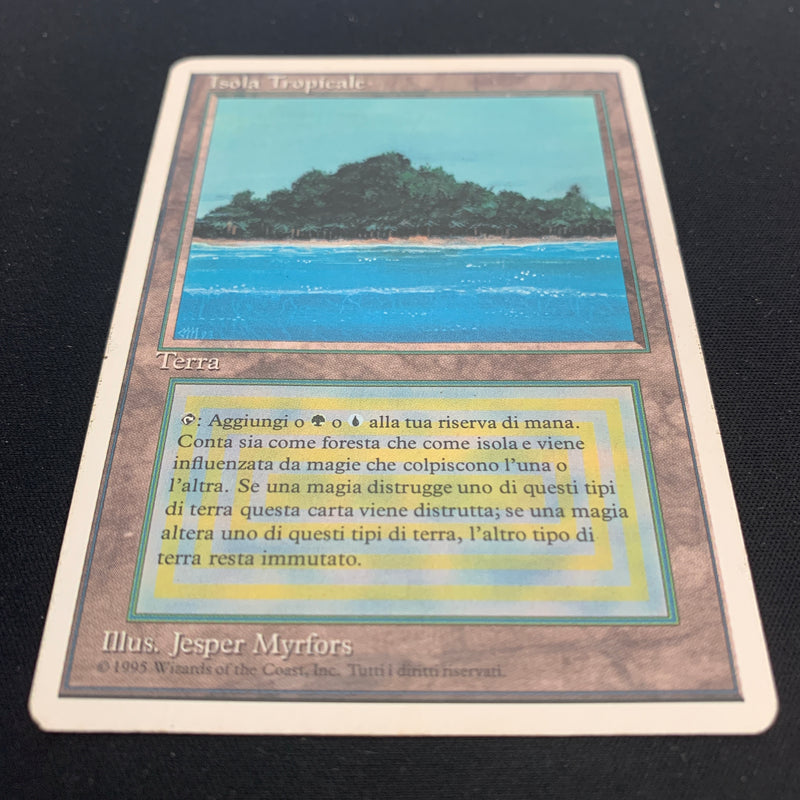 Magic the Gathering Tropical Island - Foreign White Bordered - Italian 