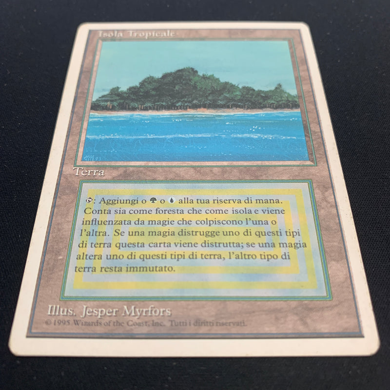 Magic the Gathering Tropical Island - Foreign White Bordered - Italian 