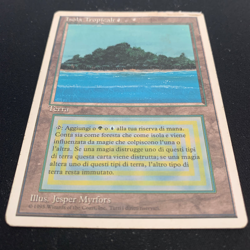 Magic the Gathering Tropical Island - Foreign White Bordered - Italian 