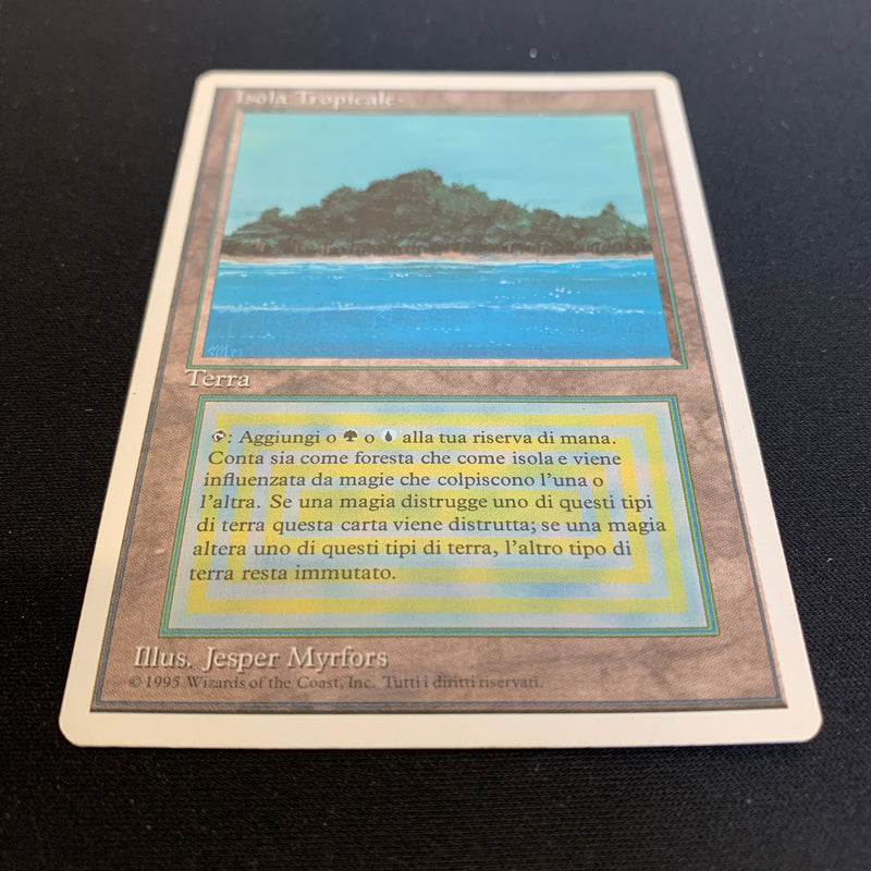 Magic the Gathering Tropical Island - Foreign White Bordered - Italian 