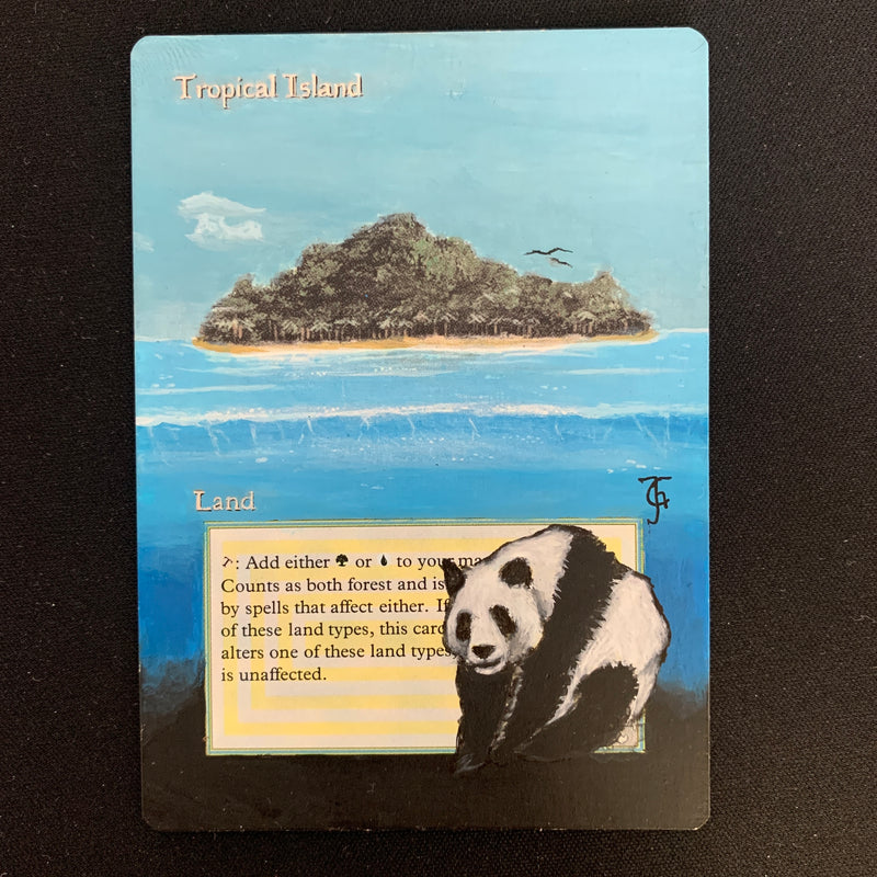 Magic the Gathering Tropical Island - Revised 