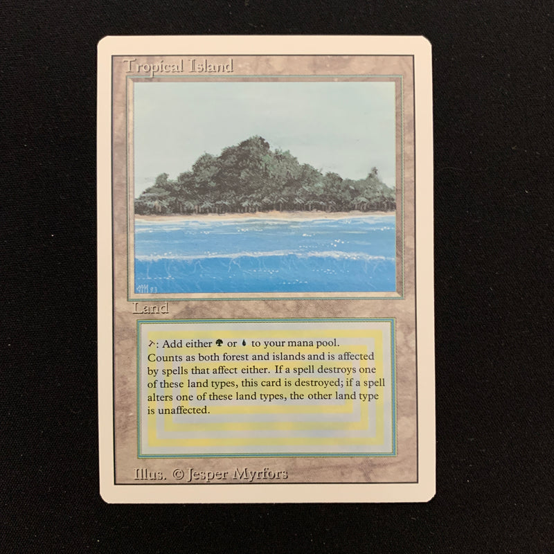 Magic the Gathering Tropical Island - Revised 