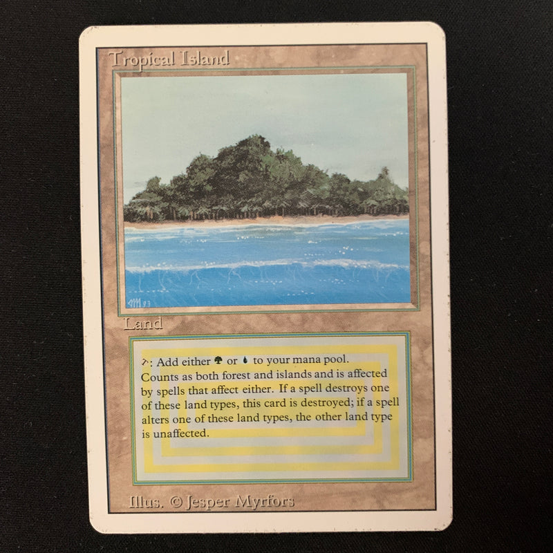 Magic the Gathering Tropical Island - Revised 