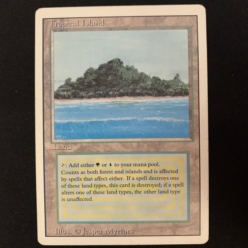 Magic the Gathering Tropical Island - Revised 