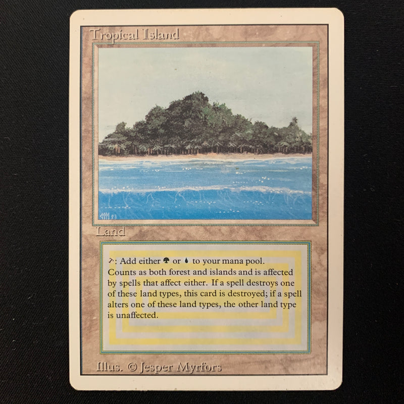 Magic the Gathering Tropical Island - Revised 