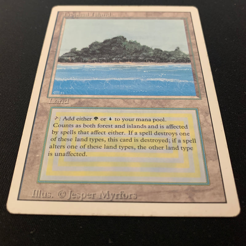 Magic the Gathering Tropical Island - Revised 