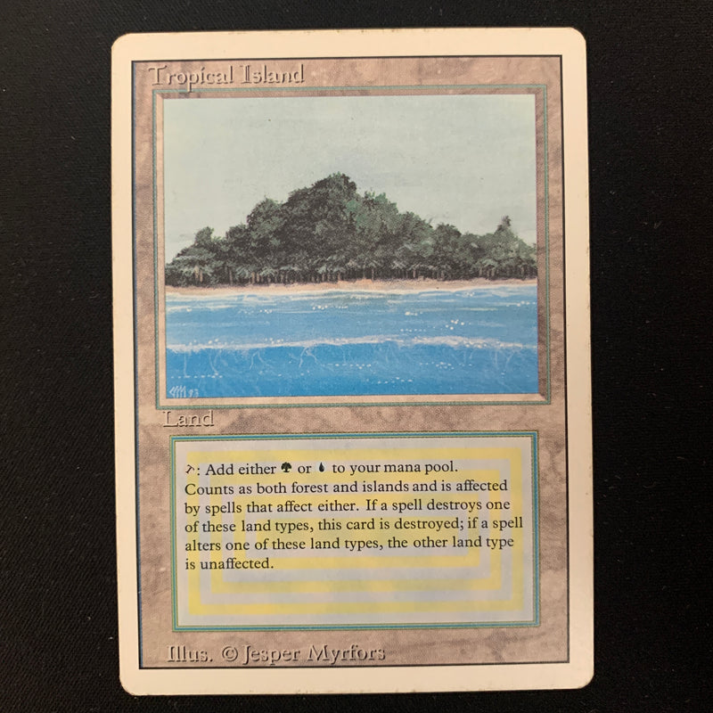 Magic the Gathering Tropical Island - Revised 