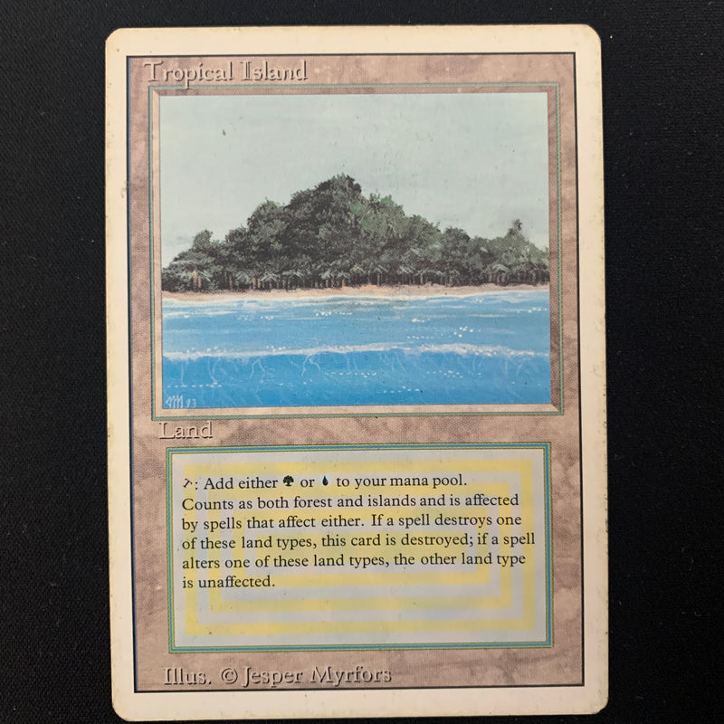 Magic the Gathering Tropical Island - Revised 