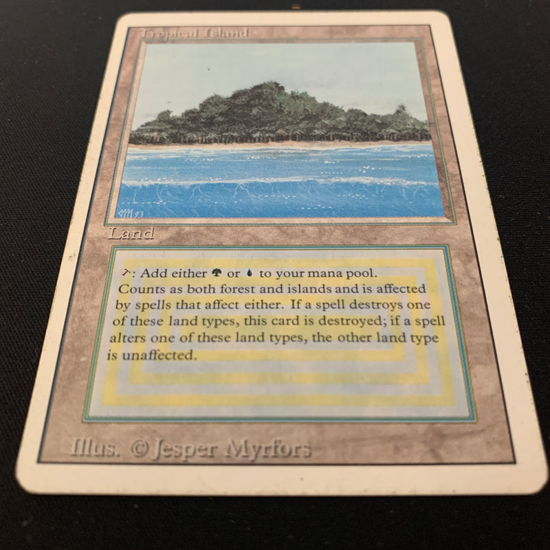 Magic the Gathering Tropical Island - Revised 