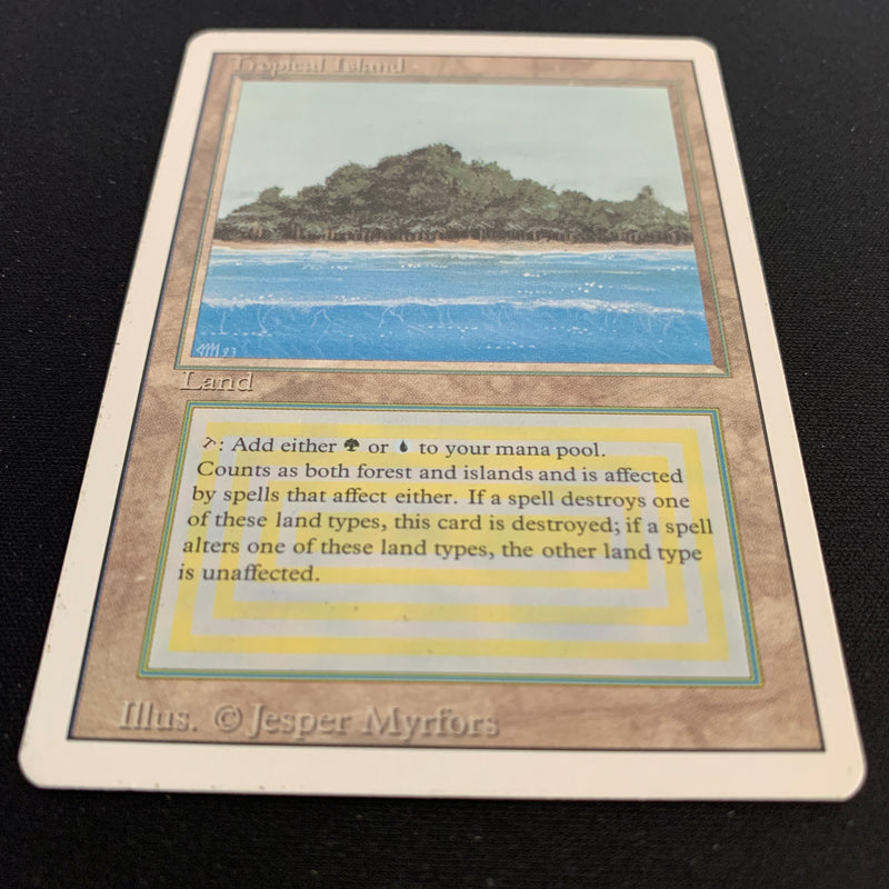 Magic the Gathering Tropical Island - Revised 