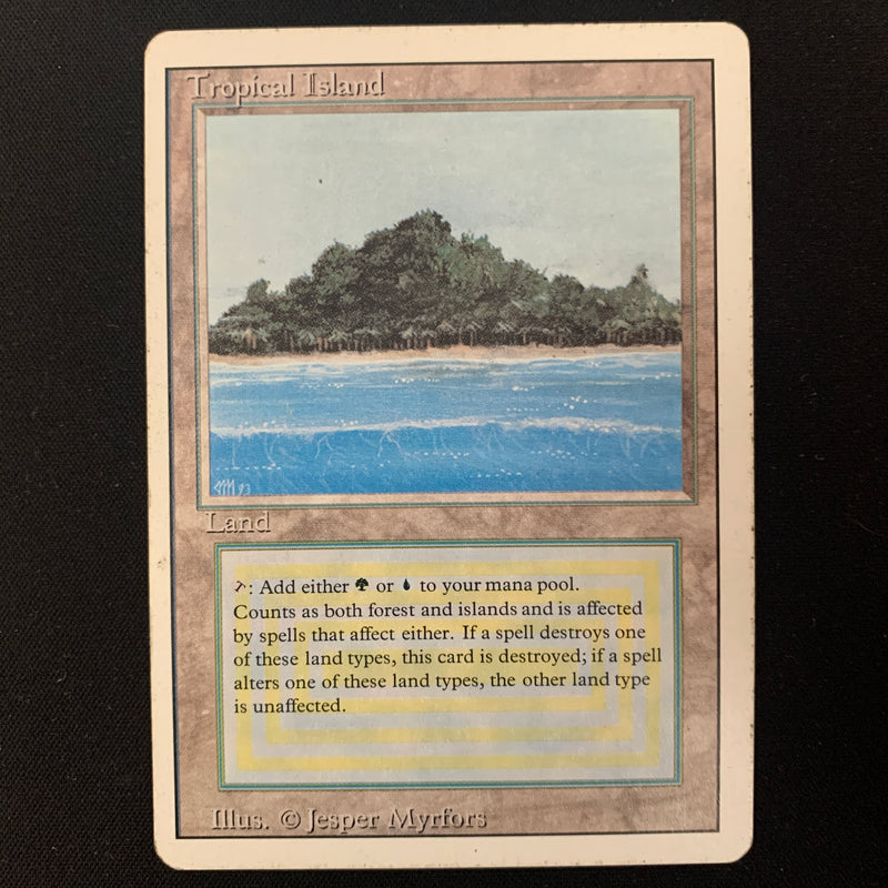 Magic the Gathering Tropical Island - Revised 