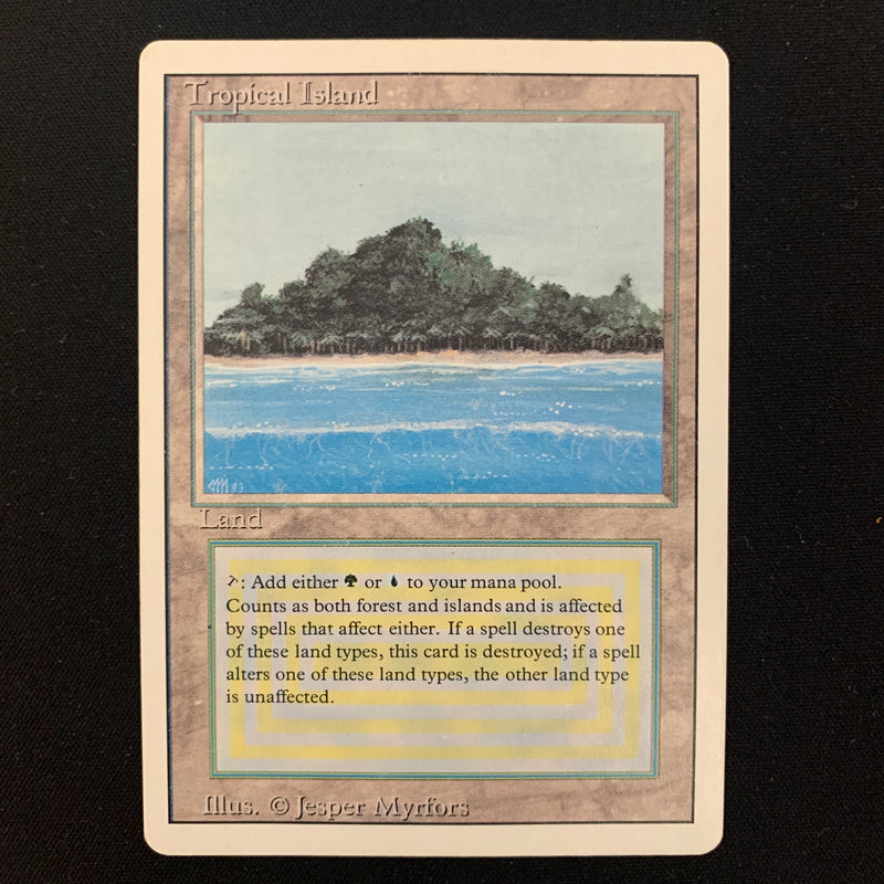 Magic the Gathering Tropical Island - Revised 