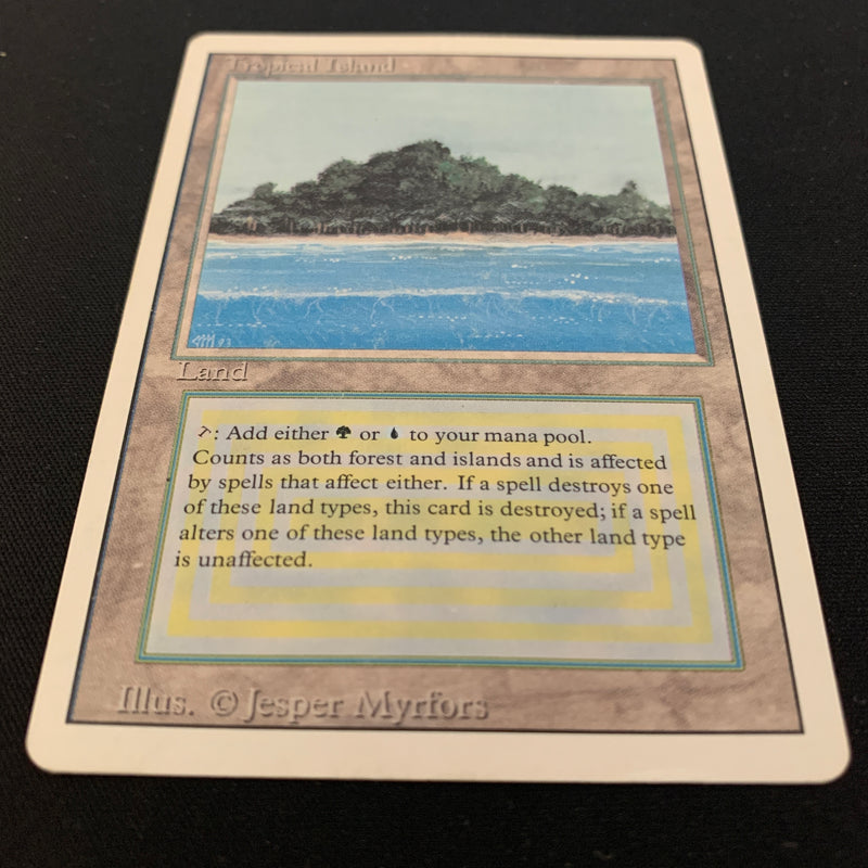 Magic the Gathering Tropical Island - Revised 