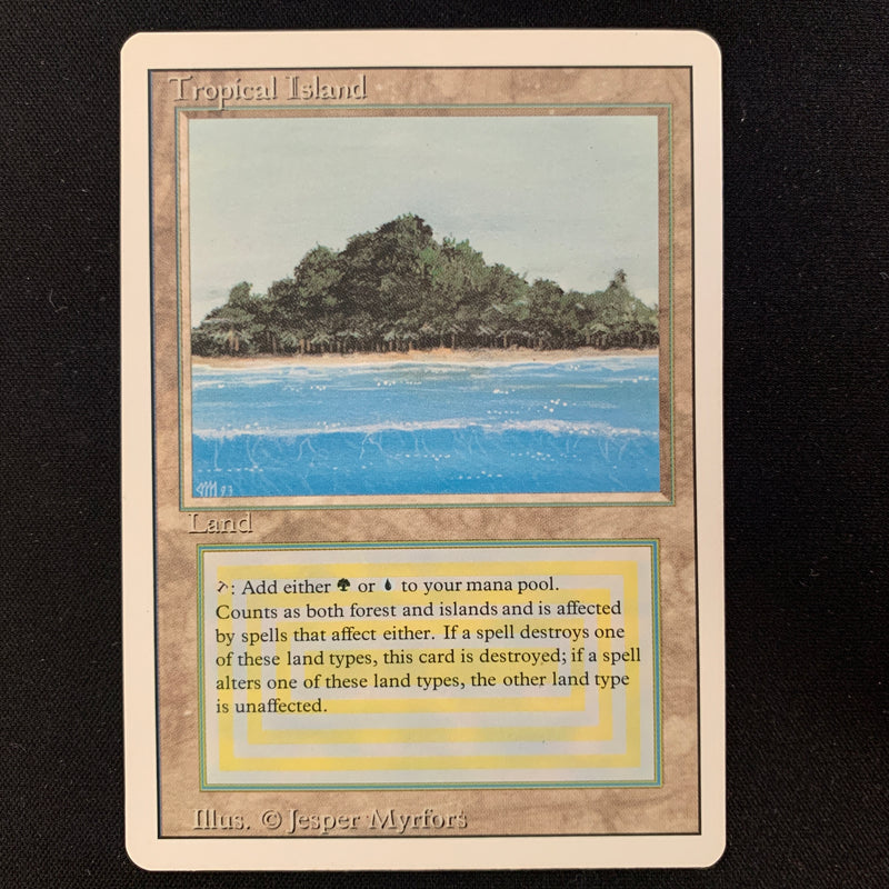 Magic the Gathering Tropical Island - Revised EX - 24666