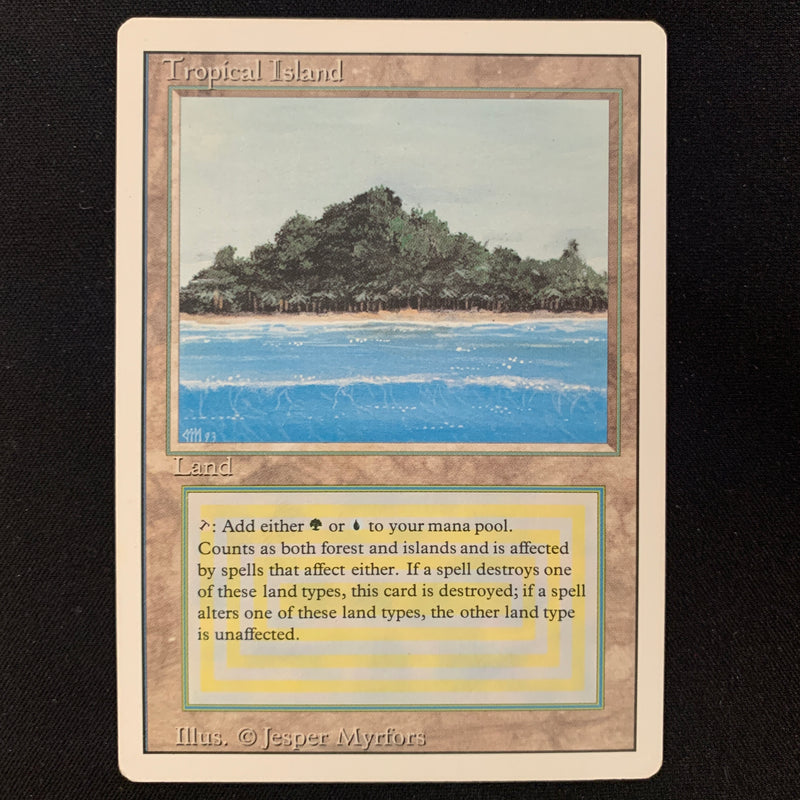 Magic the Gathering Tropical Island - Revised LP - 24668