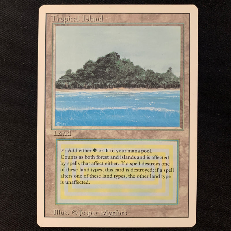 Magic the Gathering Tropical Island - Revised LP - 24669