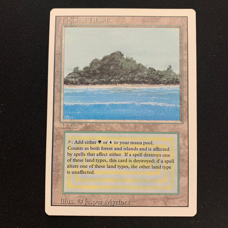 Magic the Gathering Tropical Island - Revised 