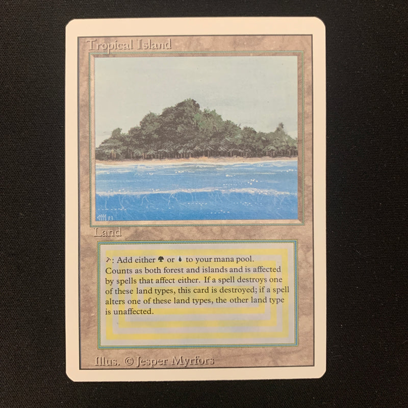 Magic the Gathering Tropical Island - Revised 