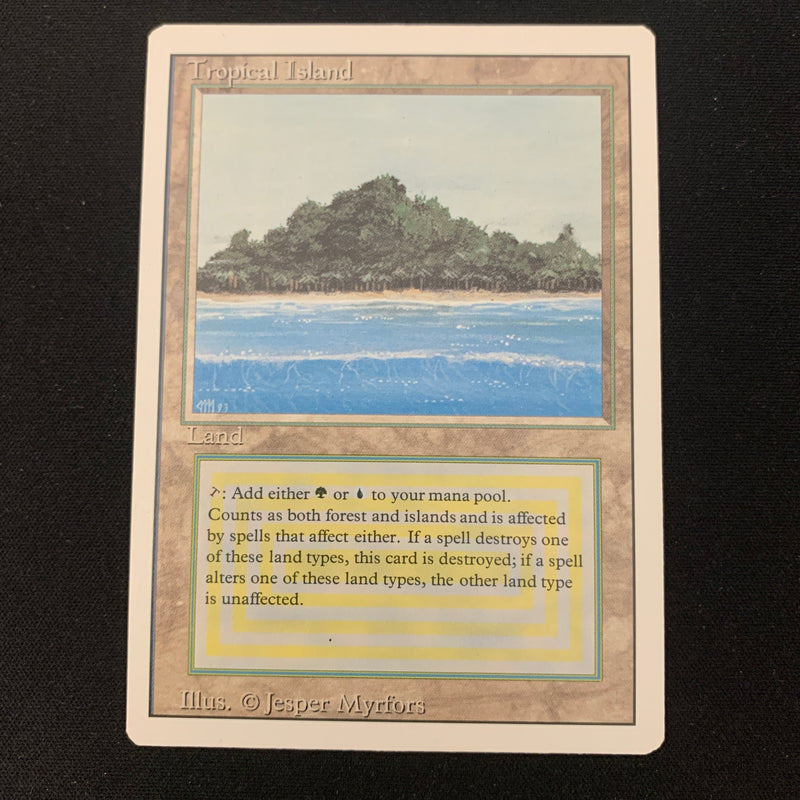 Magic the Gathering Tropical Island - Revised 