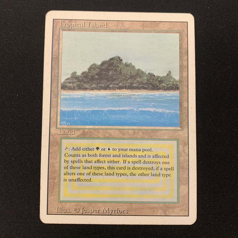 Magic the Gathering Tropical Island - Revised 