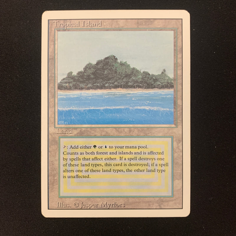 Magic the Gathering Tropical Island - Revised 