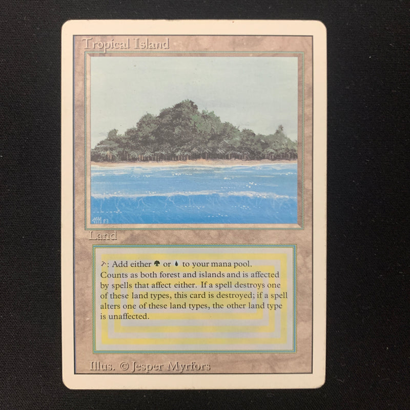 Magic the Gathering Tropical Island - Revised 