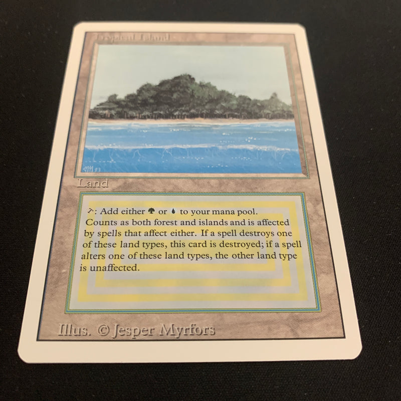 Magic the Gathering Tropical Island - Revised 