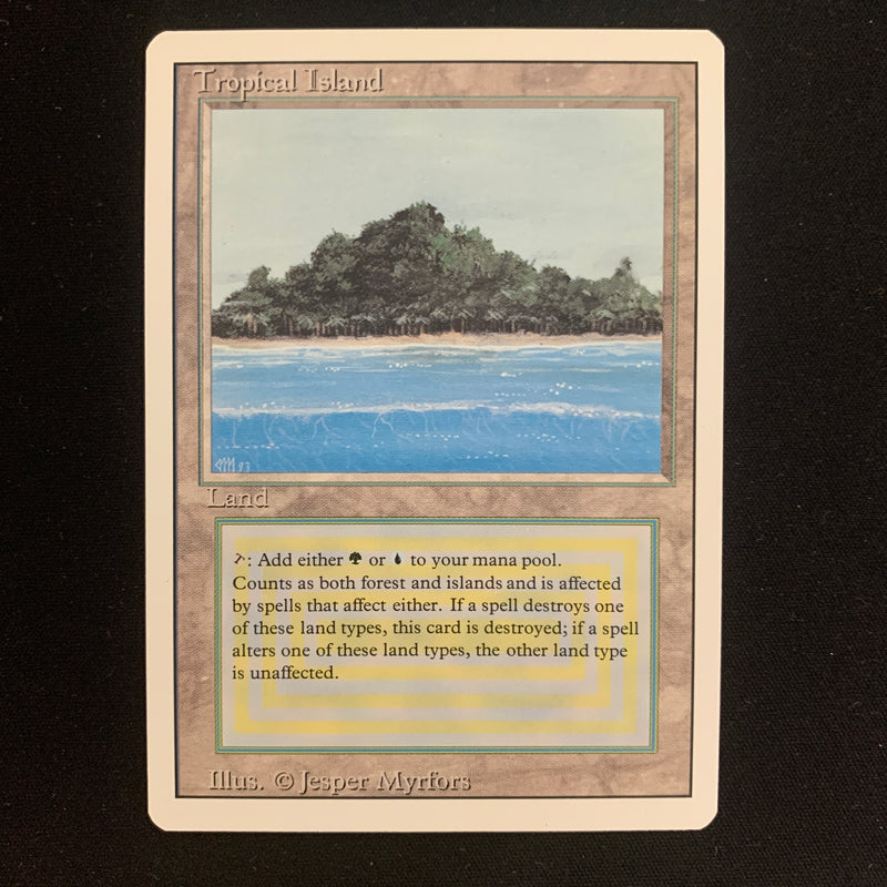 Magic the Gathering Tropical Island - Revised 