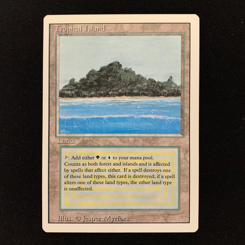 Magic the Gathering Tropical Island - Revised 