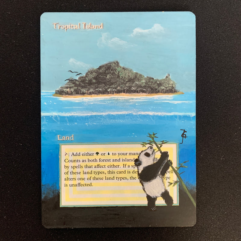 Magic the Gathering Tropical Island - Revised 