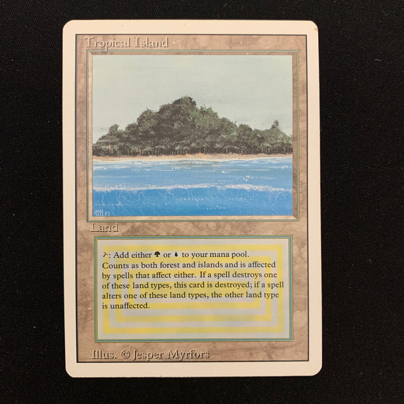 Magic the Gathering Tropical Island - Revised 