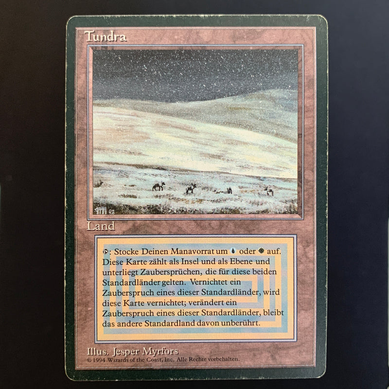 Magic the Gathering Tundra - Foreign Black Bordered - German 