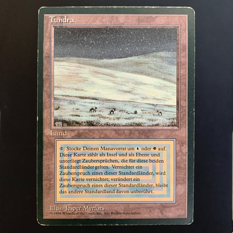 Magic the Gathering Tundra - Foreign Black Bordered - German 