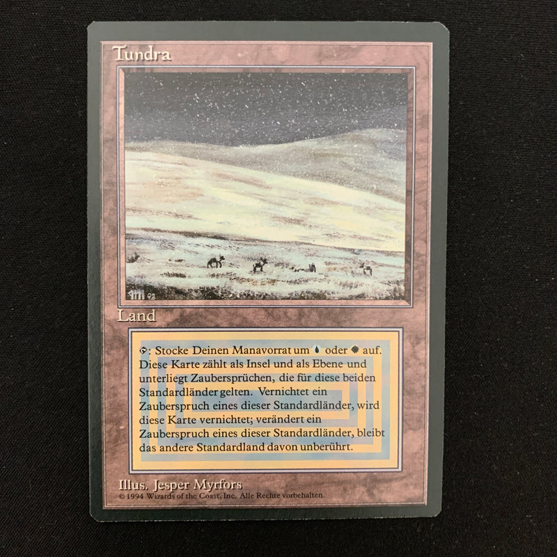 Magic the Gathering Tundra - Foreign Black Bordered - German 