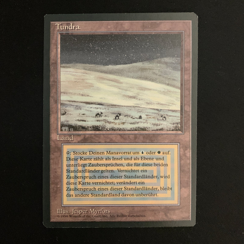 Magic the Gathering Tundra - Foreign Black Bordered - German 