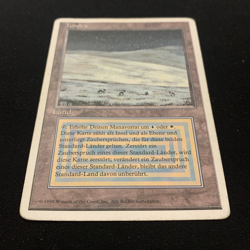 Magic the Gathering Tundra - Foreign White Bordered - German 