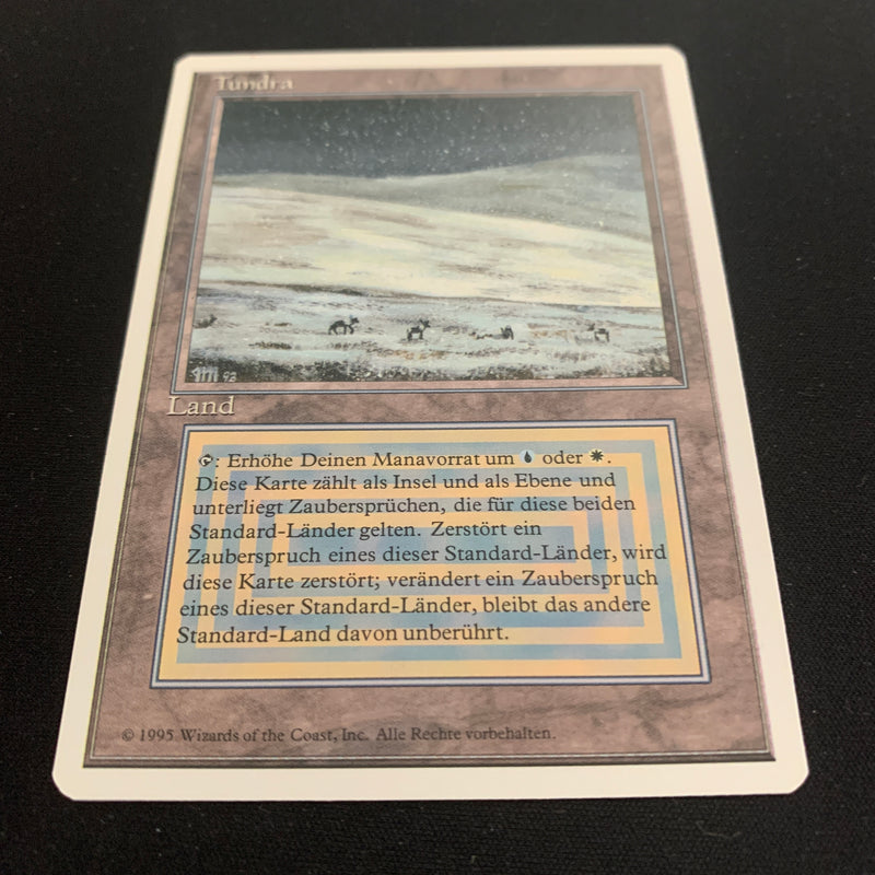 Magic the Gathering Tundra - Foreign White Bordered - German 