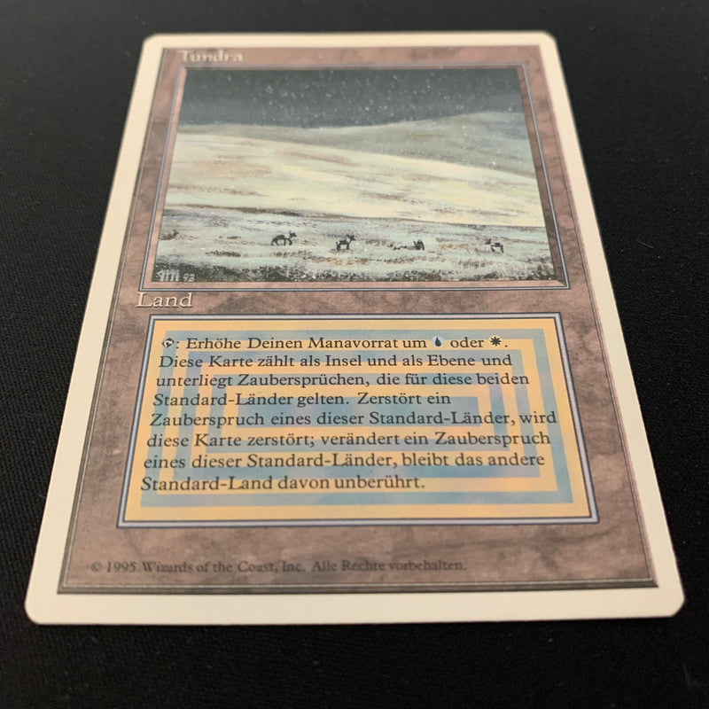 Magic the Gathering Tundra - Foreign White Bordered - German 