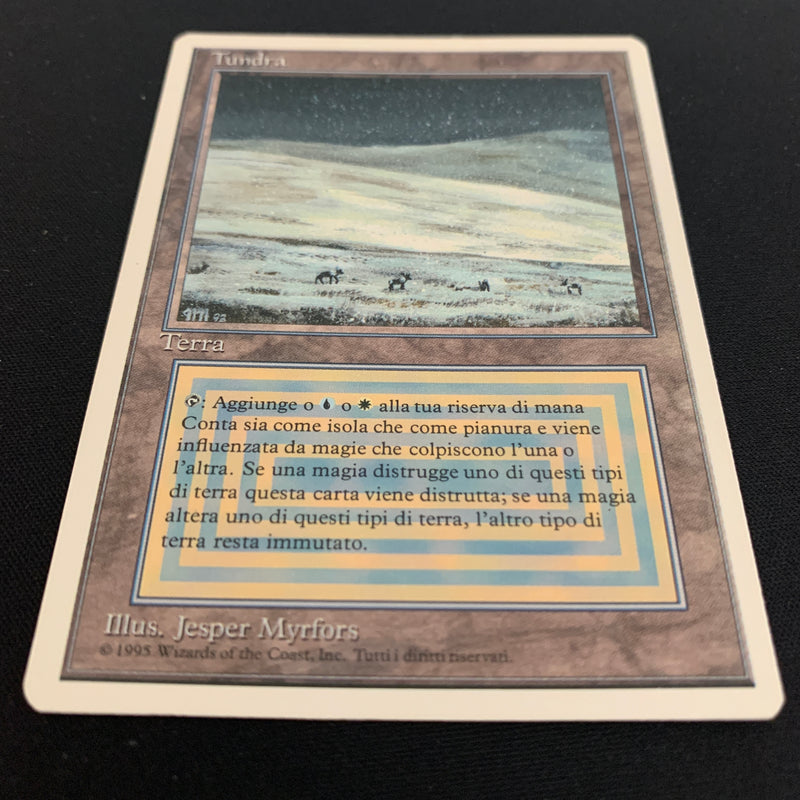 Magic the Gathering Tundra - Foreign White Bordered - Italian 