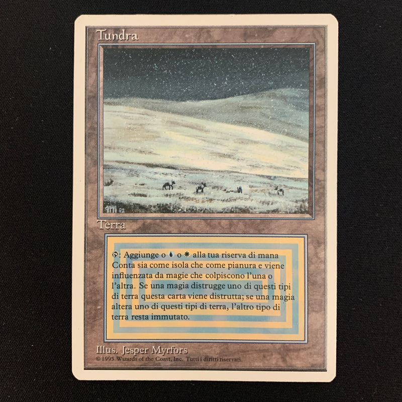 Magic the Gathering Tundra - Foreign White Bordered - Italian 