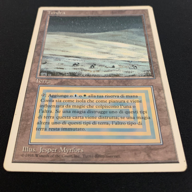 Magic the Gathering Tundra - Foreign White Bordered - Italian 