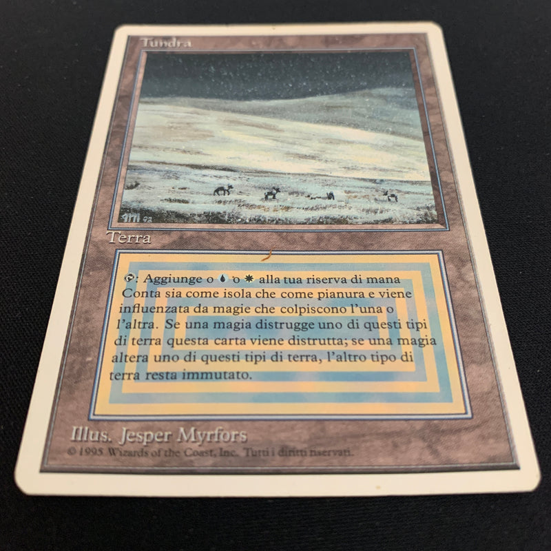 Magic the Gathering Tundra - Foreign White Bordered - Italian 