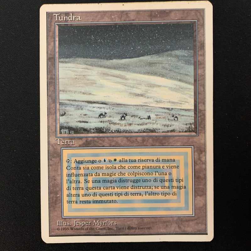 Magic the Gathering Tundra - Foreign White Bordered - Italian 